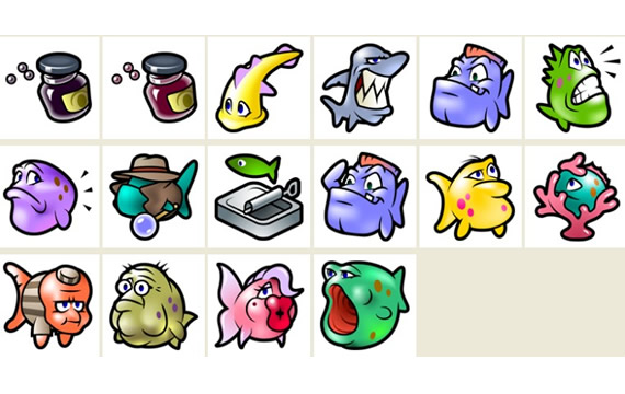 lustige Fische Tier PNG-icons