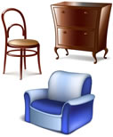 muebles caja armario taburete silla