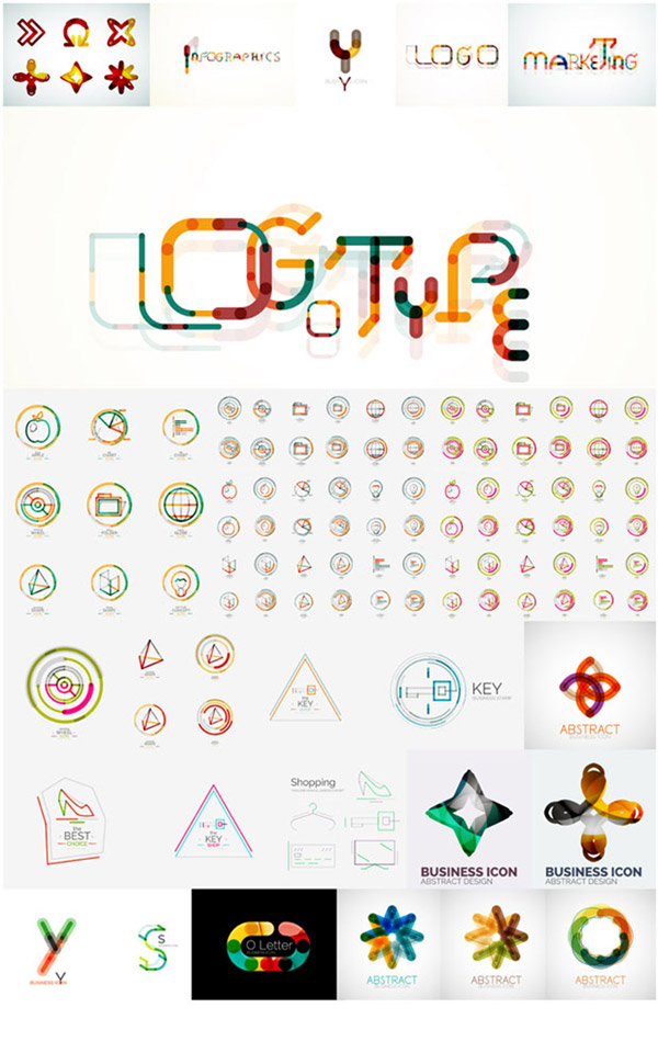 geometrische Logo-Grafik