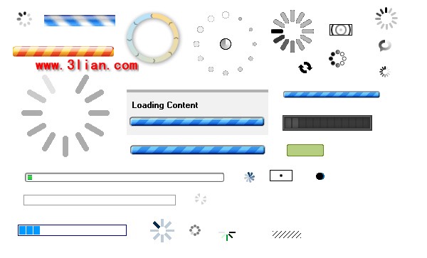 GIF ikon untuk memuat loading halaman web