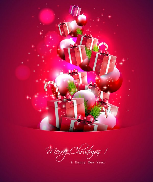 Gift Bag Christmas Dazzle Poster
