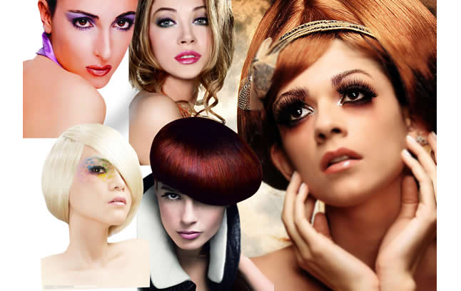 Glamour cabello mujer psd