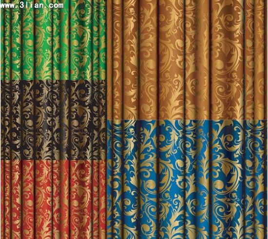 Gold Patterned Fabric