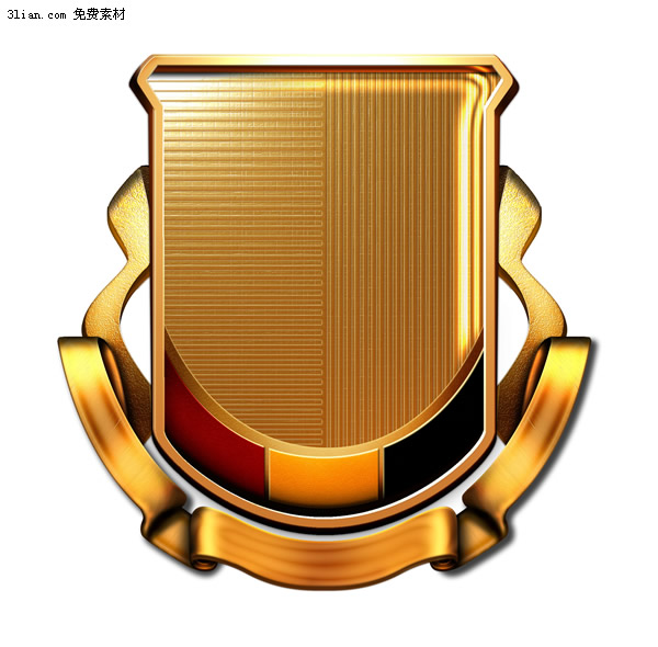 Gold Shield Icon Psd Material