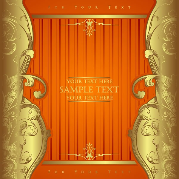 Gold texturierte Lace cover