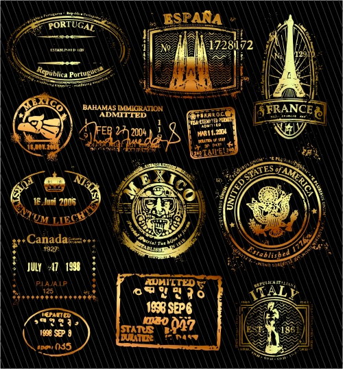 Golden Classic Stamp