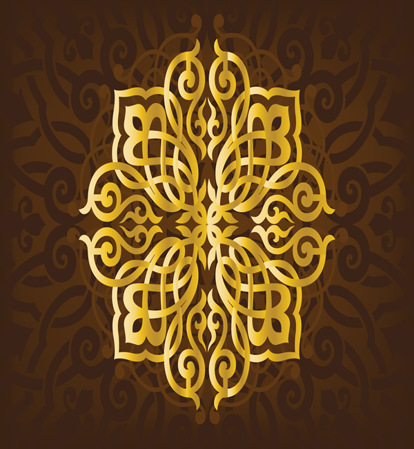 金色的传统模式