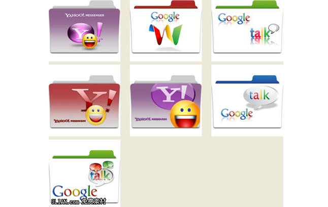 Google yahoo folder icon