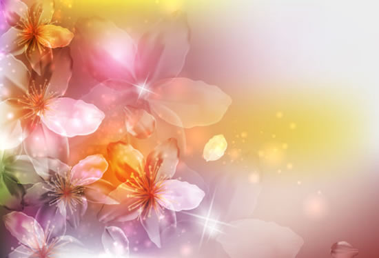 Latar Belakang Bunga Cantik Vector Vektor Gambar Background