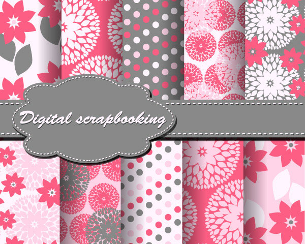 Gorgeous Pink Fabric Background