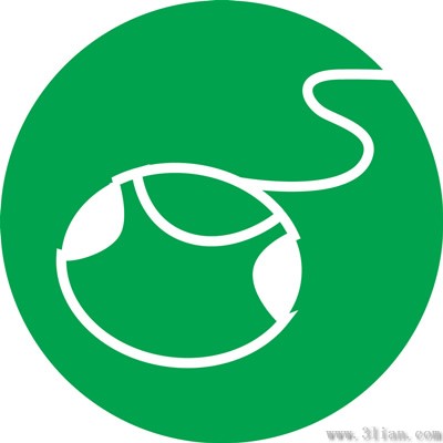 icônes électroniques fond vert