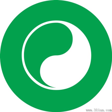 chi hijau logo ikon