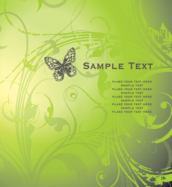 Green Decorative Backgrounds