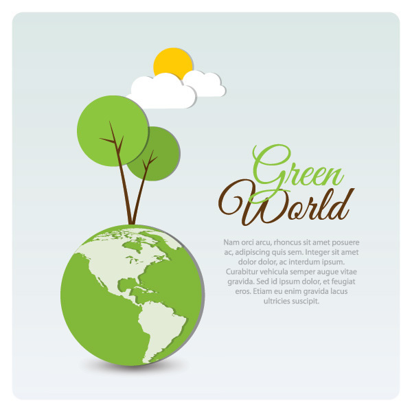 stiker hijau bumi