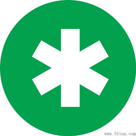 material icono bandera verde
