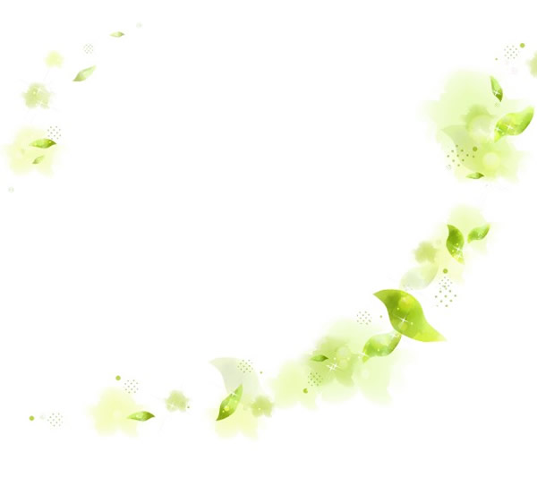 Yeşil çiçekli dekoratif dantel
