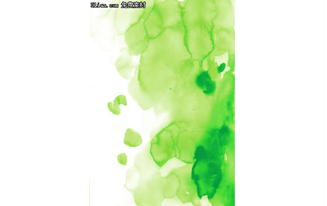 inchiostro verde dell'acquerello sfondi psd materiale