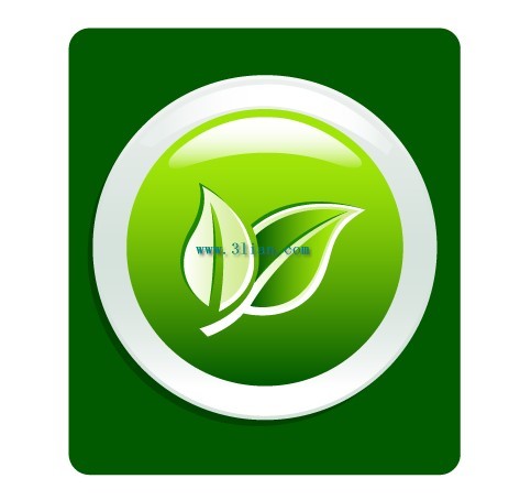 icona foglia verde