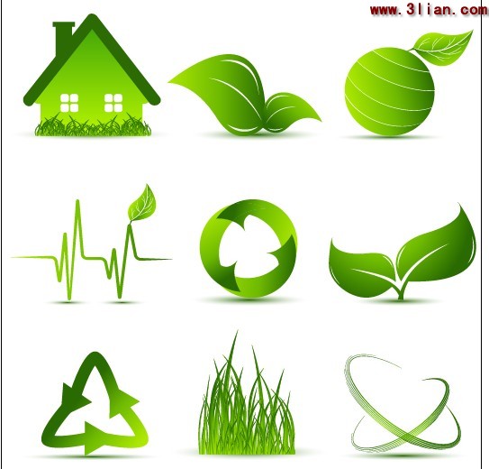icône de plantes de feuille verte