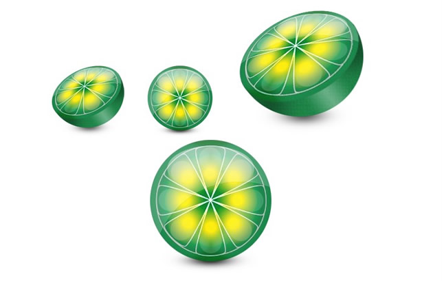 ícone verde limão