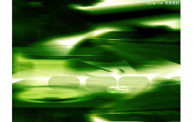 緑色のライト ソース psd 素材