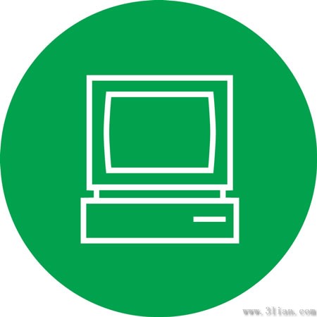 Zielona ikona tv