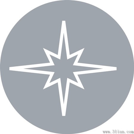 Grey Star Icon Materials