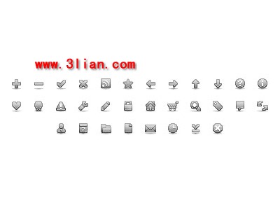 Grey Web Site Icon