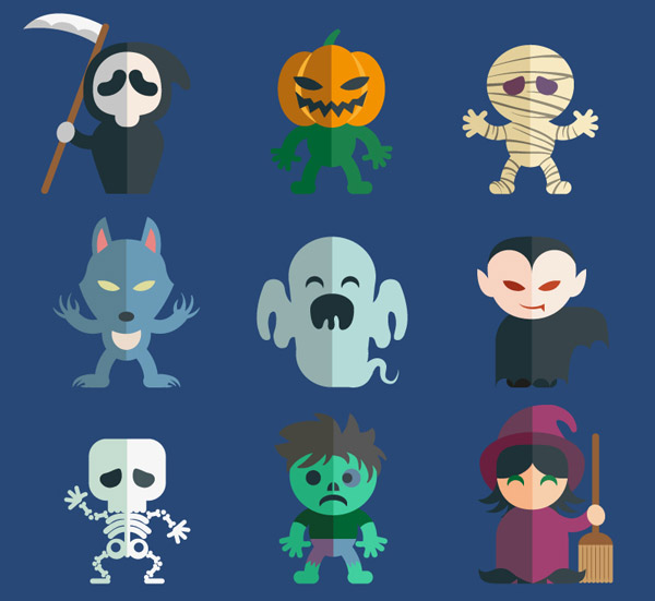 Halloween-icons