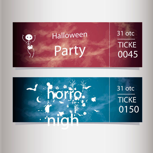 progettazione di biglietti del partito di Halloween