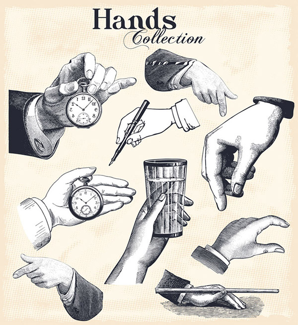 Hand Illustrator Template