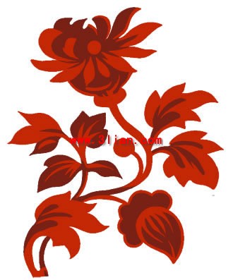 ręcznie malowane kwiaty rośliny warstwowe psd materiału