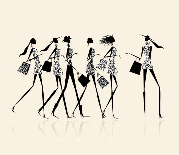 Happy shopping filles de mode