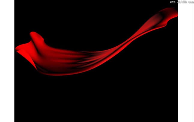Hd Red Ribbons Psd