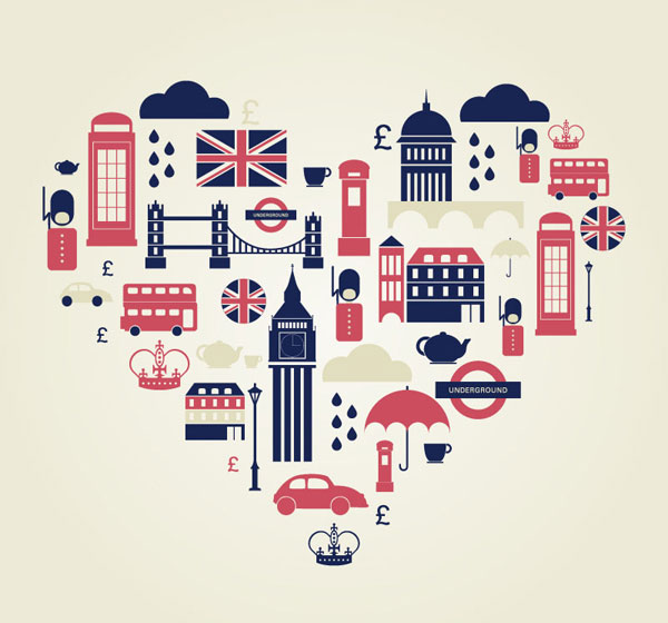 corazón turístico de Londres
