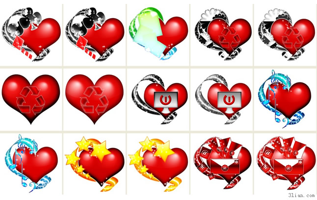 Hearts Themes Png Icons