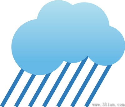 ulewny deszcz Pogoda ikony