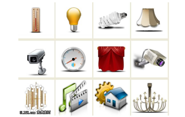 Home-Accessoires PNG-icons