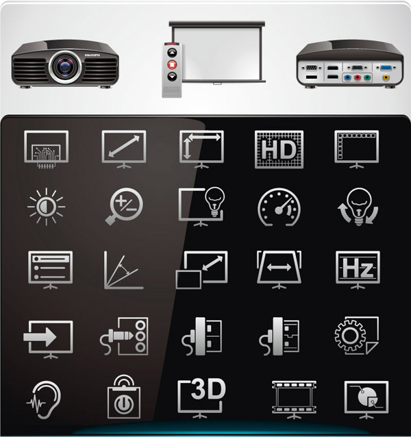 Home Theater Product Icons