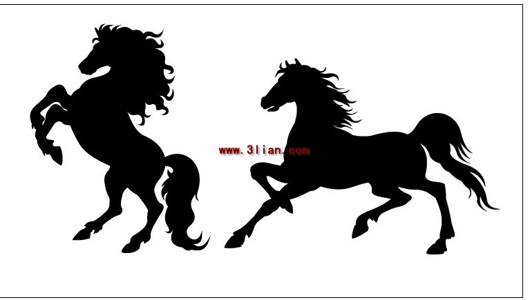 Pferd-silhouette