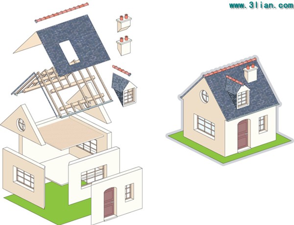 房子建築模型