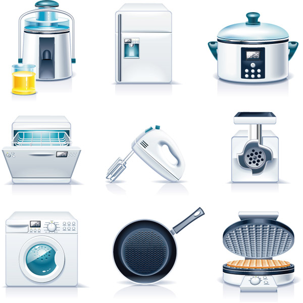 icônes d'appareils ménagers