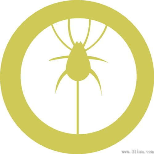 iconos diseño insecto