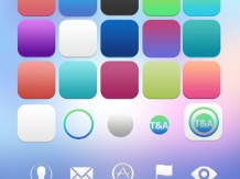 progettazione di sistemi di iOS7 icona psd template