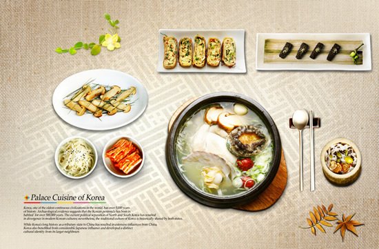 Korean Cuisine Food Psd Material