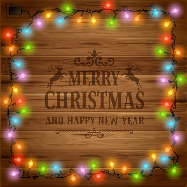 decorazione Lanterna legno cartoline di Natale