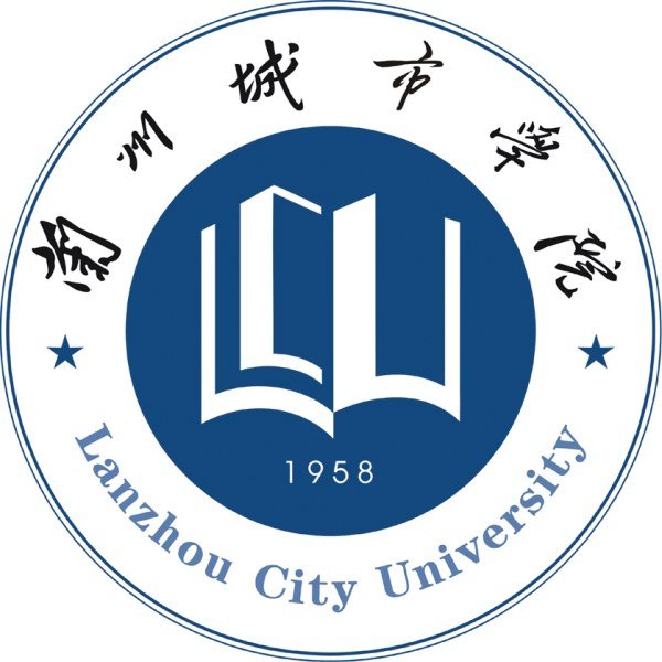 Lanzhou universitas college logo psd ikon