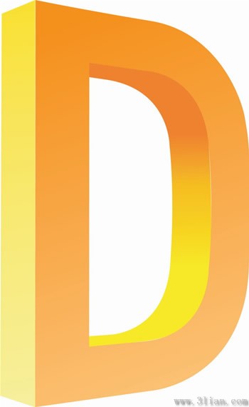 字母 d 的圖示