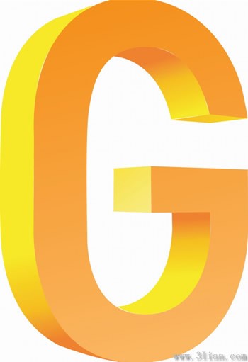字母 g 圖示素材