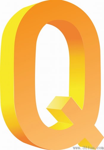 icône de lettre q